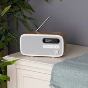 VQ Dexter DAB/DAB+ Digital & FM Radio Bluetooth Rechargeable Battery - Oak — image 4