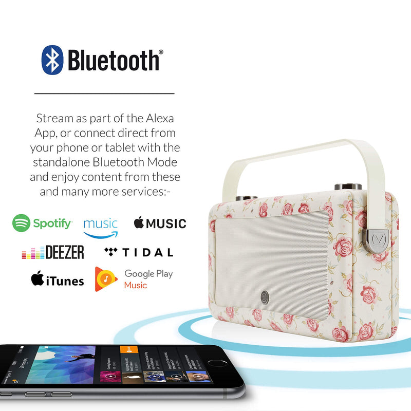 VQ Hepburn Voice with Amazon Alexa Emma Bridgewater Rose Bee VQHVEBRB — image 6