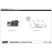 Coleman Revolution Dual Fuel Kitchen with Fridge Modules - Black Gloss — image 7