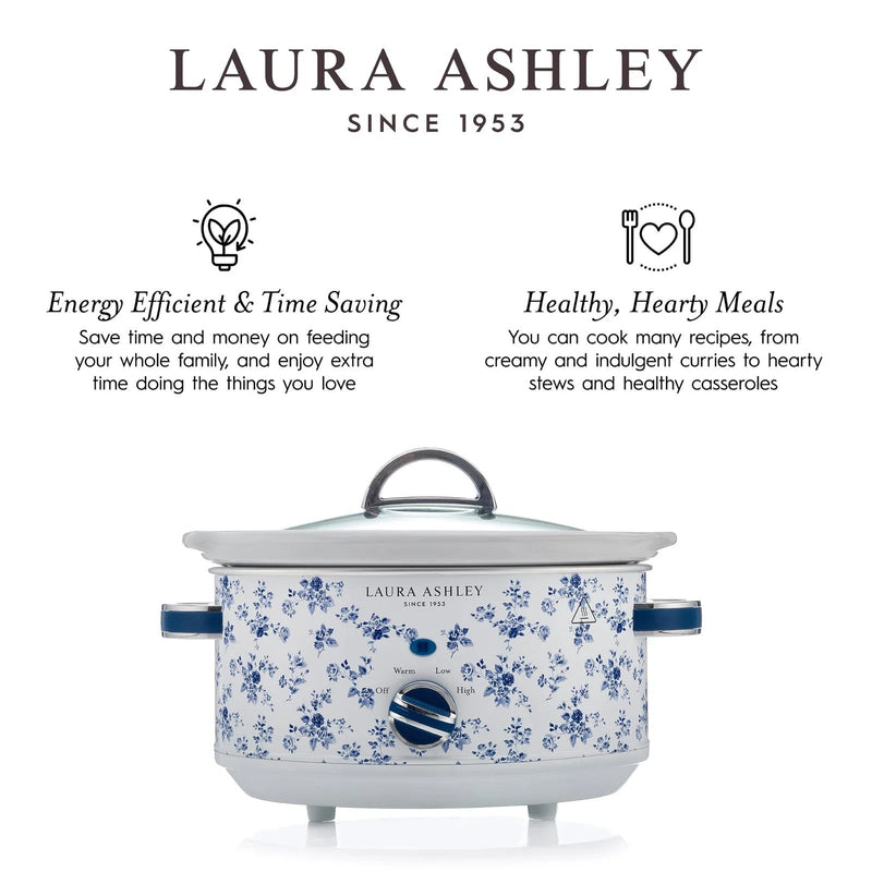 Laura Ashley 3.5L Slow Cooker China Rose — image 7
