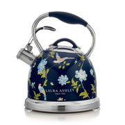 Laura Ashley Elveden Stove Top Kettle and 2 Slice Toaster Combo Blue & Silver — image 7