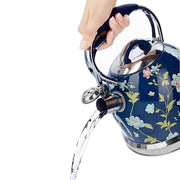 Laura Ashley Elveden Stove Top Kettle and 4 Slice Toaster Combo Blue & Silver — image 7