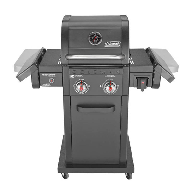 Coleman Revolution 2 Burner BBQ w/Folding Shelves Black Gloss REV2BGL — image 7