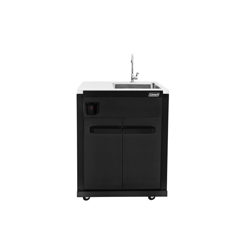 Coleman Pro Series 5 Burner Kitchen with Fridge and Sink Module - Matt Black — image 8
