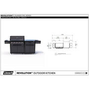 Coleman Pro Series 5 Burner Kitchen with Storage Module - Matt Black — image 8