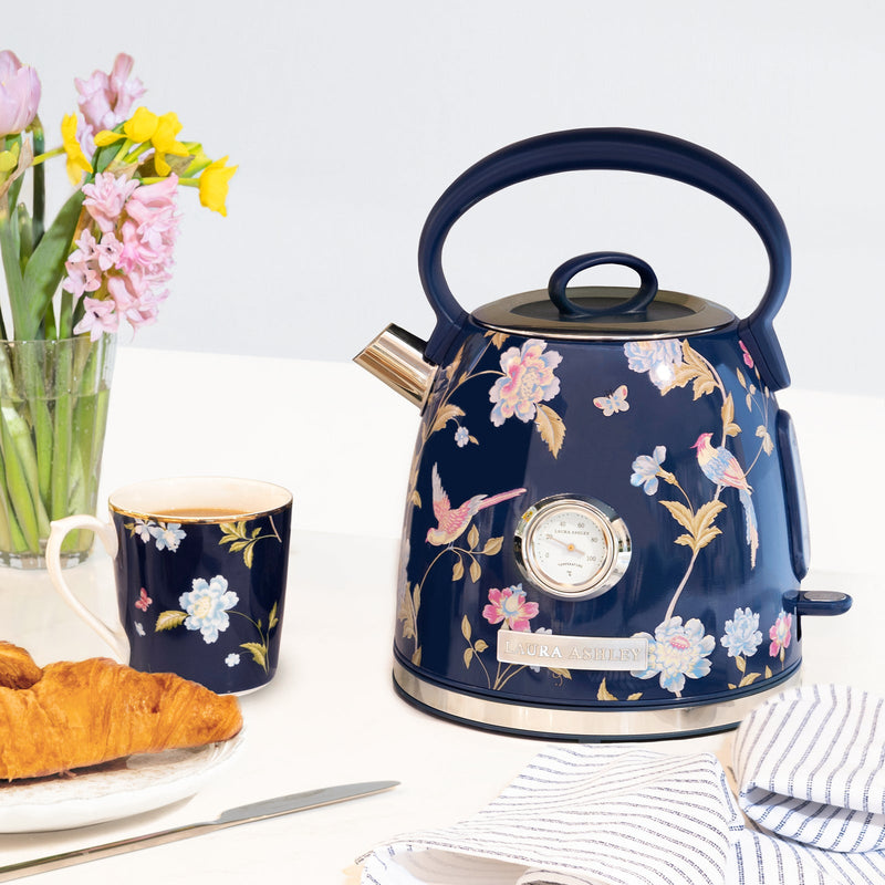 Laura Ashley Elveden 1.7L Kettle Blue & Silver SBEK858BS — image 8