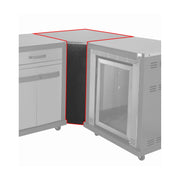 Coleman Pro Series 5 Burner Kitchen with Fridge Corner and Storage Module - Matt Black — image 9