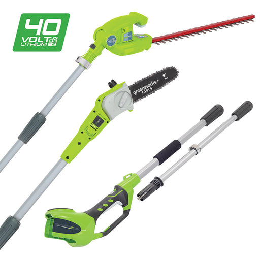 Greenworks 40V Pole Saw/Hedge Trimmer 2-in-1 Skin Only — image 1