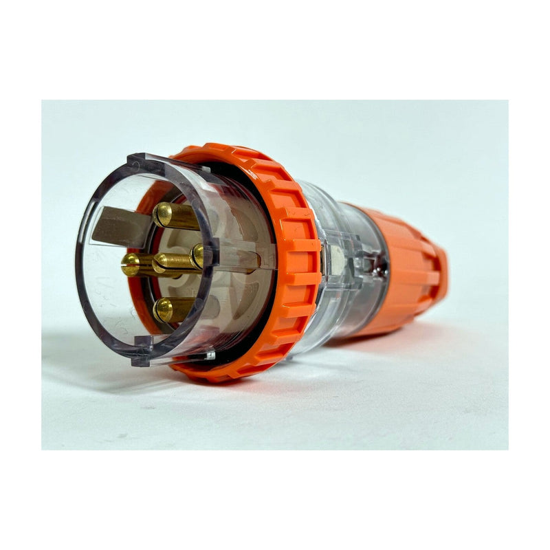 Industrial Plug 5 Pin 10A Three Phase Straight — image 1