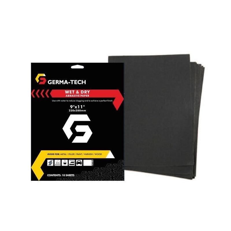 Germa-Tech Wet Dry Grit 1500 A4 Sanding Paper 10 Sheet — image 1