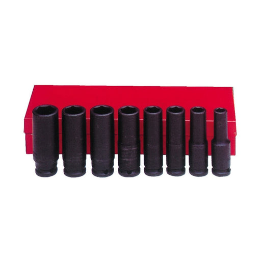 Ampro 3/8" Drive Metric Deep Impact Socket Set 8 Piece A5603 — image 1