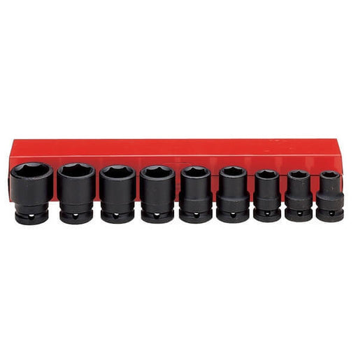 Ampro 1/2" Drive Imperial Impact Socket Set 9 Piece A5610 — image 1