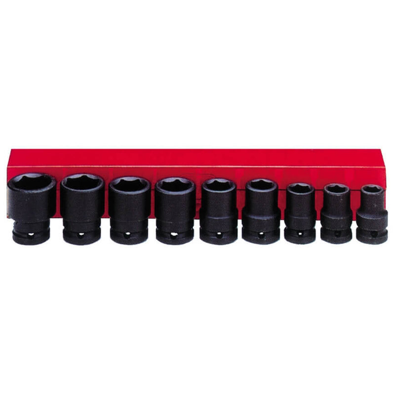 Ampro 1/2" Drive Metric Impact Socket Set 9 Piece A5611 — image 1