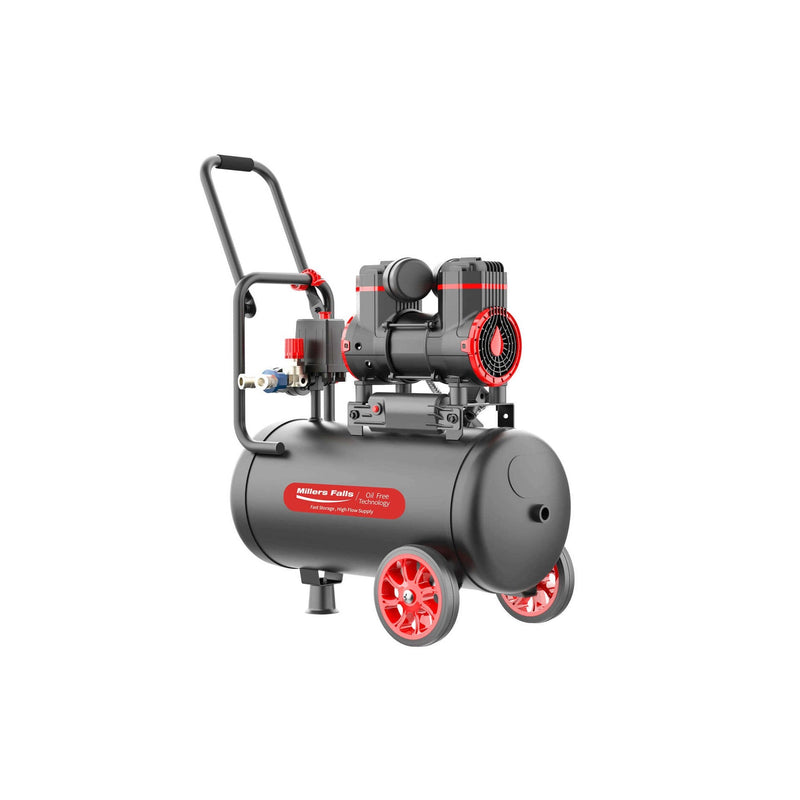 Millers Falls 1.2HP 24L Oil Free Air Compressor ACOF900W24L — image 1