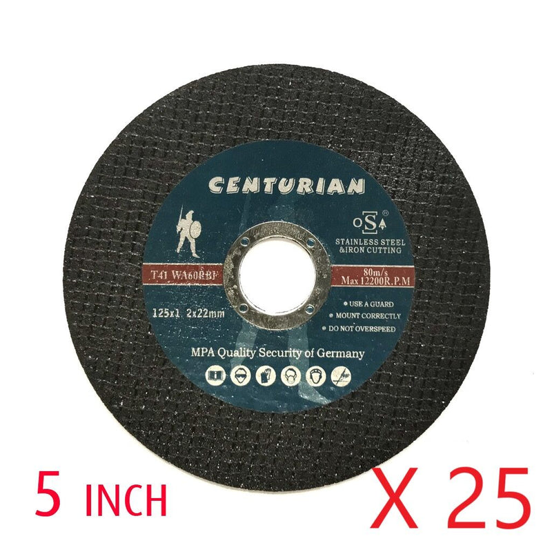 5" Cutting Off Discs x 25 — image 1