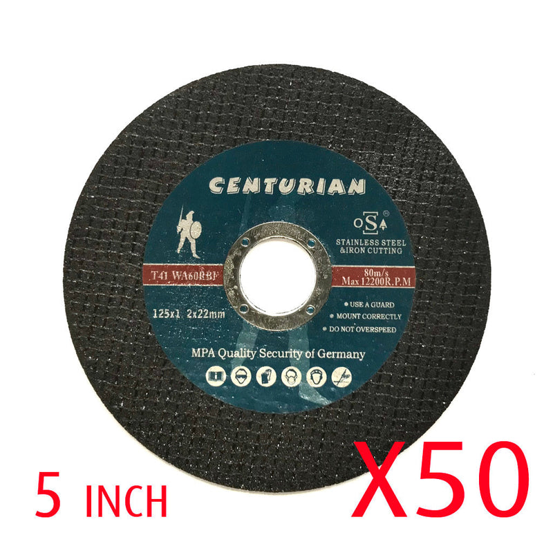 5" Cutting Off Discs x 50 — image 1