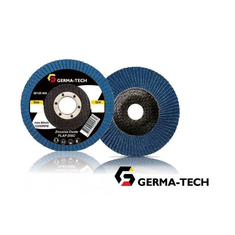 Germa-Tech 4 inch Flap Disc 60 Grit Pack of 10 — image 1
