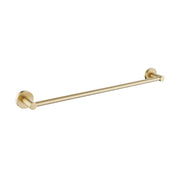 Ideal Single Towel Rail 600mm Brushed Gold — image 1