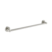 Ideal Single Towel Rail 600mm Brushed Nickel — image 1
