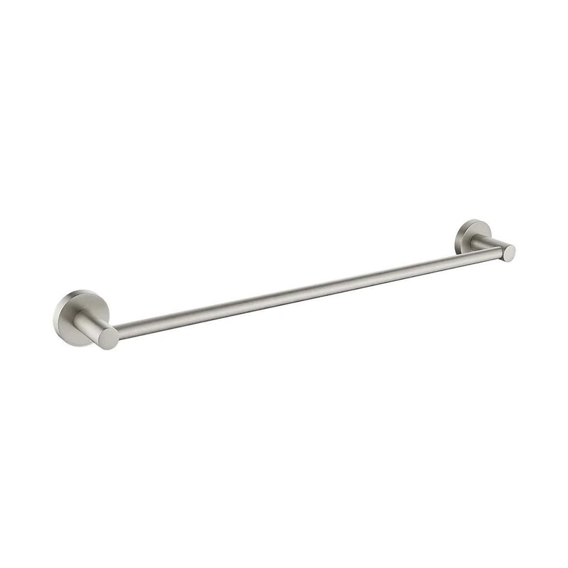 Ideal Single Towel Rail 600mm Brushed Nickel — image 1