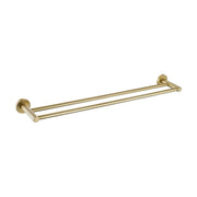 Ideal Double Towel Rail 600mm Brushed Gold — image 1