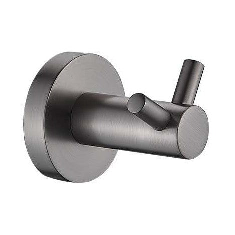 Ideal Double Robe Hook Brushed Gun Metal — image 1