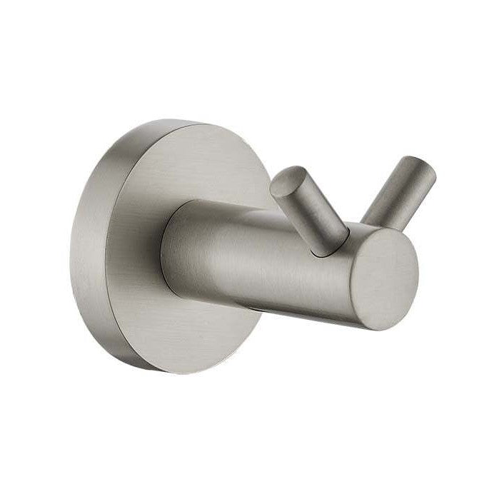 Ideal Double Robe Hook Brushed Nickel — image 1