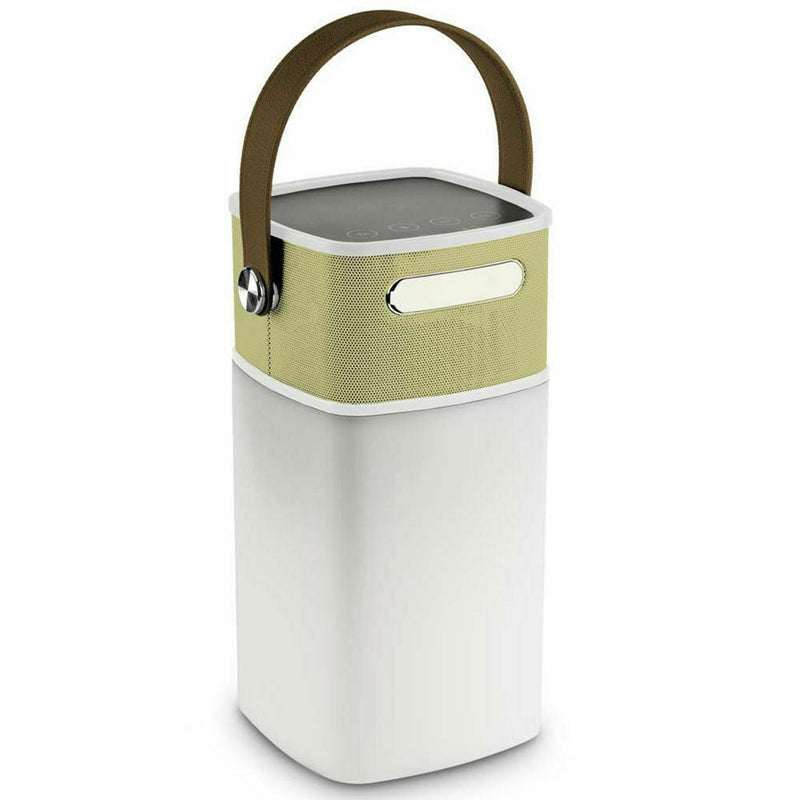 Lava BrightSounds 2 Wireless Bluetooth Speaker W/LED Lamp Powerbank Charger Mustard — image 1