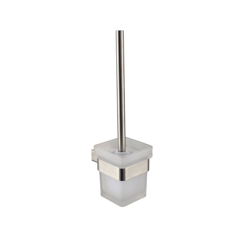 Chrome Toilet Brush W/ Holder — image 1