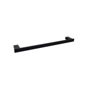Black 800Mm Single Towel Rail — image 1