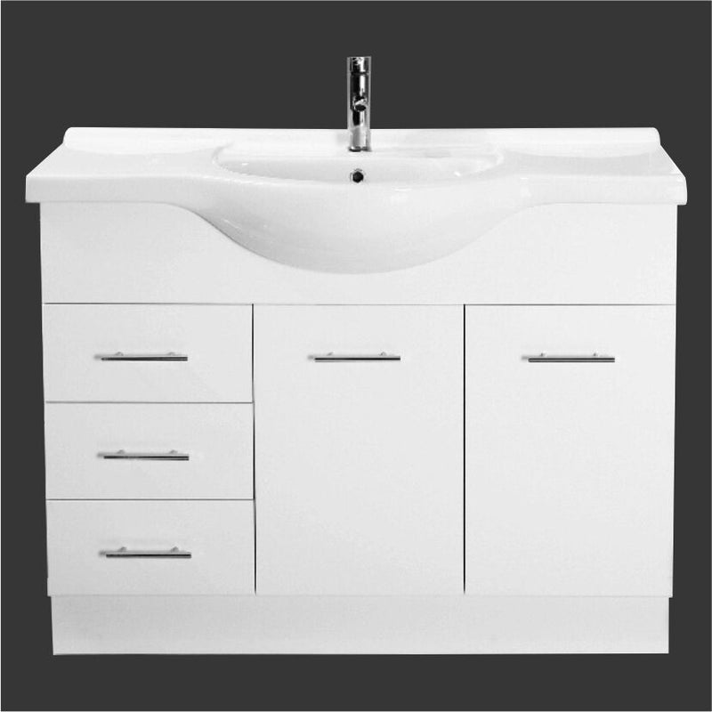 Cobber Semi Recessed Vanity Unit 1200mm [Design: LHD Drawer] — image 1