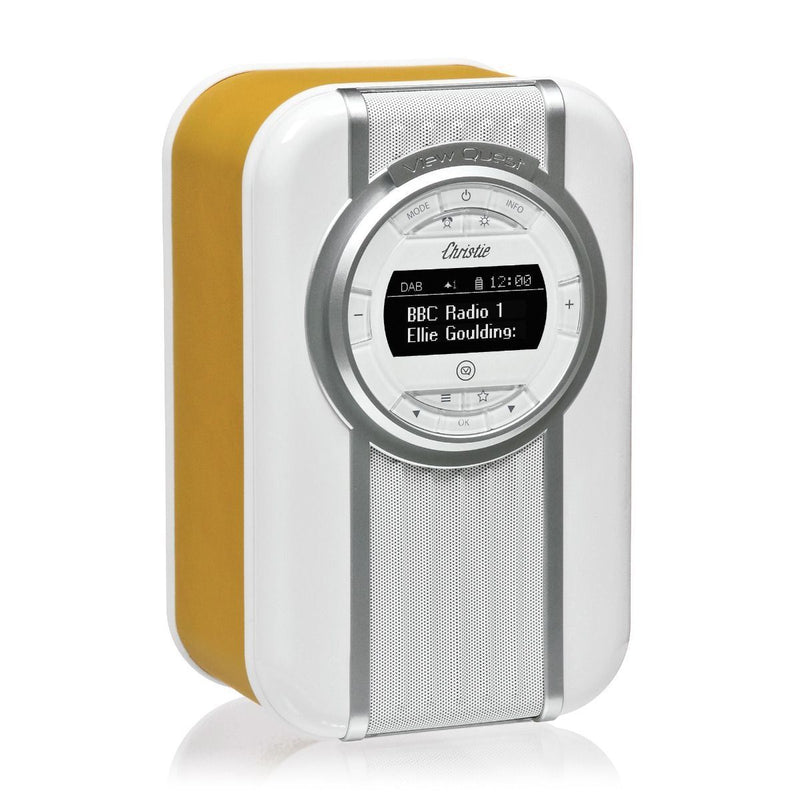 VQ Christie DAB+ Radio with NFC & Bluetooth Speaker Mustard — image 1