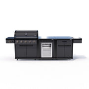 Coleman Pro Series 5 Burner Kitchen with Fridge and Storage Module - Matt Black — image 1