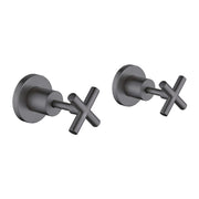 Cross Wall Top Assemblies Brushed Gun Metal — image 1