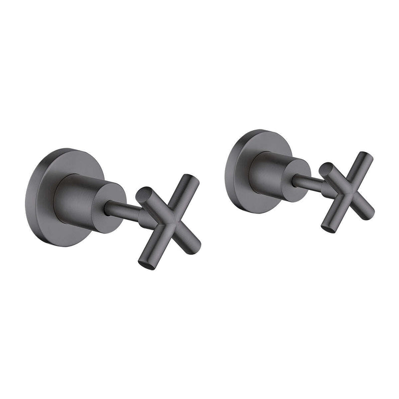 Cross Wall Top Assemblies Brushed Gun Metal — image 1