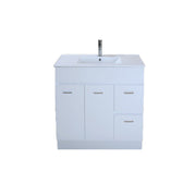 Euro 900mm Slim Vanity Unit [Design: LHD Drawer] — image 1