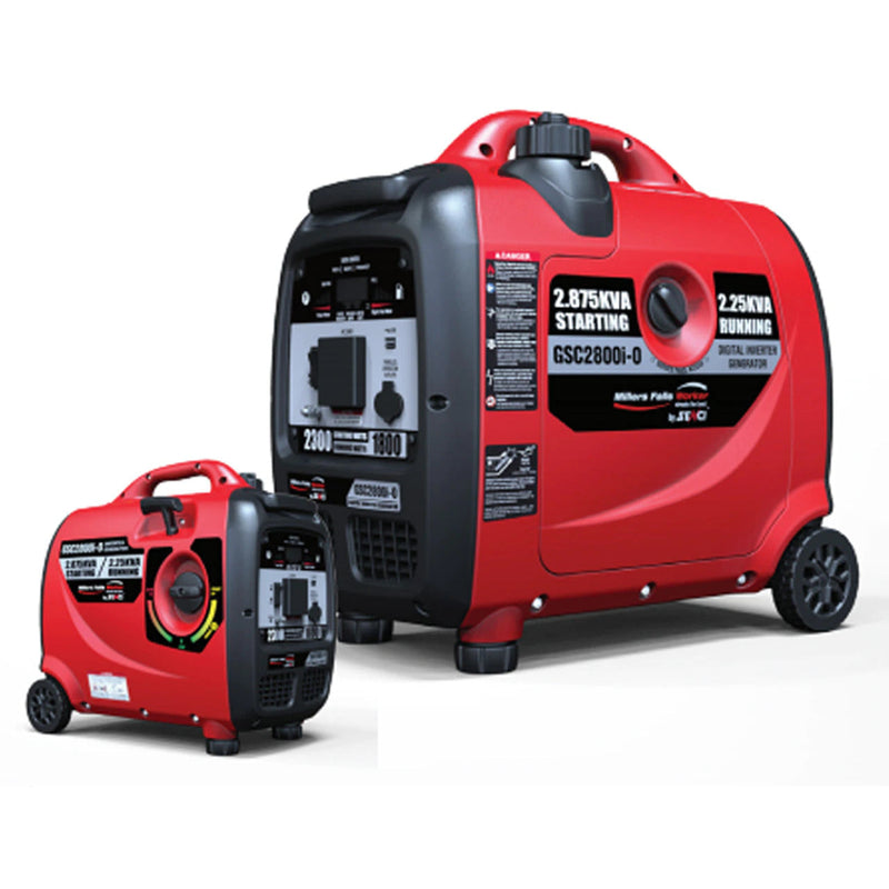 Millers Falls 2.8kVa Inverter Generator Silenced GSC2800I-O — image 1