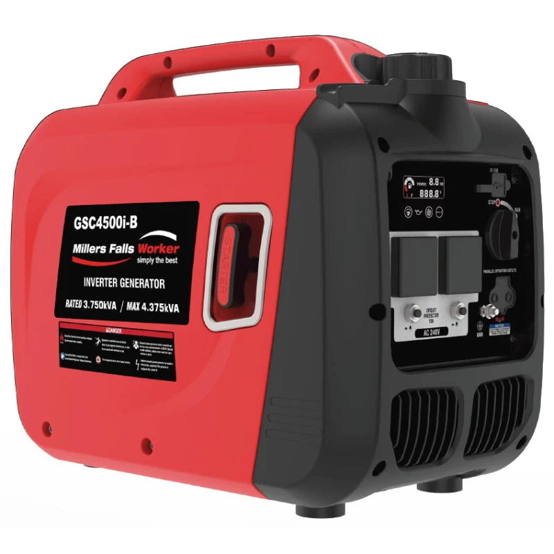 Millers Falls 4.375kVa Inverter Generator Silenced GSC4500i-B — image 1