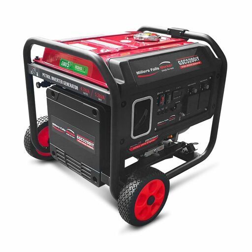 Millers Falls 5.2kVa Inverter Generator Silenced GSC5200iY — image 1