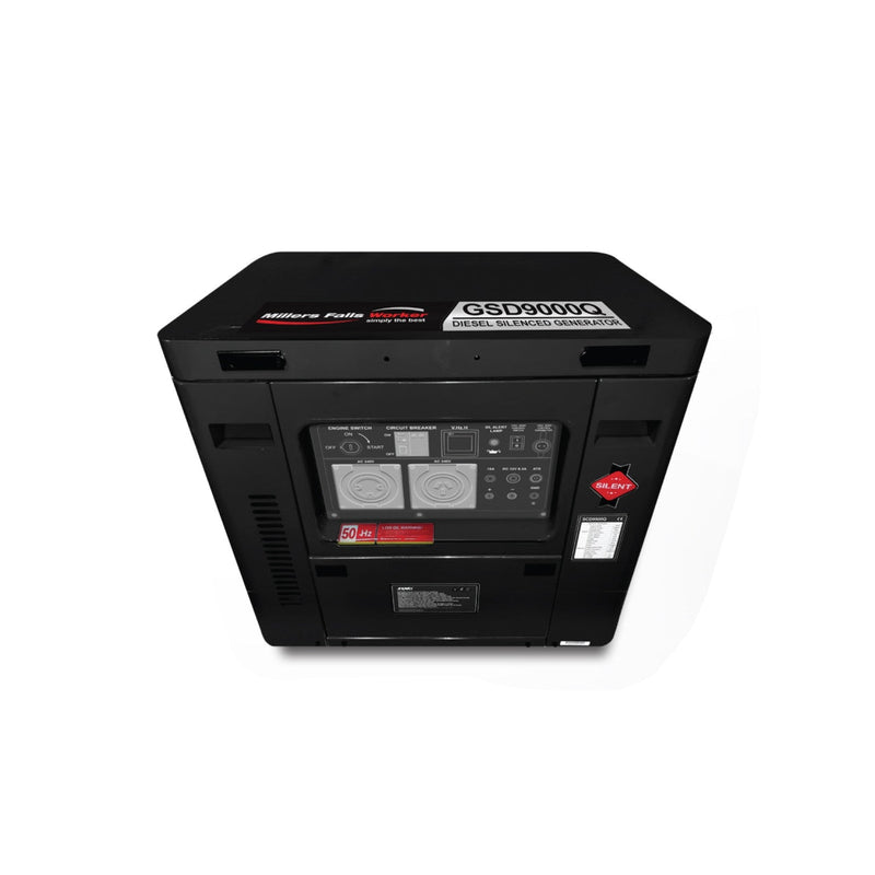 Millers Falls 9kVa Diesel Silenced Generator GSD9000Q — image 1