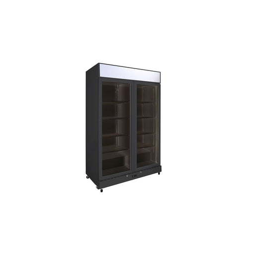 Heller 960L Double Door Commercial Display Fridge — image 1