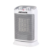 Heller 1500W White Ceramic Oscillating Fan Heater HCF1500 — image 1