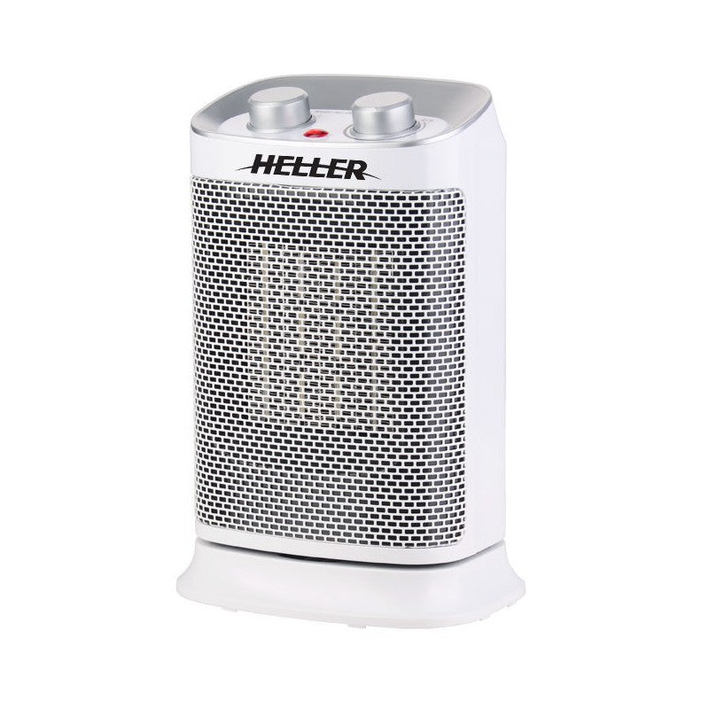 Heller 1500W White Ceramic Oscillating Fan Heater HCF1500 — image 1