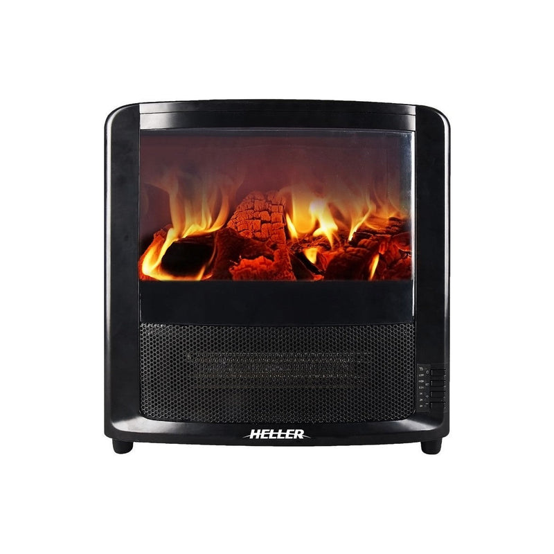 Heller 2000W Electric Flame Effect Fireplace — image 1