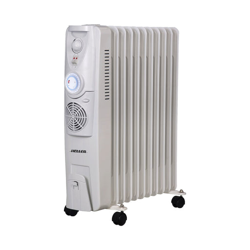 Heller 2400W 11 Fin Oil Heater with Fan & Timer HOCH11FT — image 1