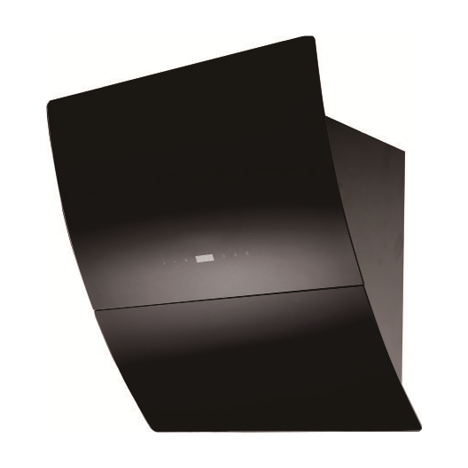 Heller 60Cm Black Glass Rangehood — image 1