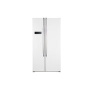Heller 562L Side by Side White Fridge & Freezer — image 1