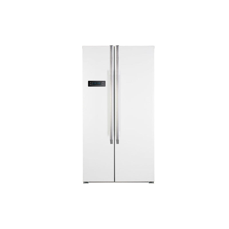 Heller 562L Side by Side White Fridge & Freezer — image 1