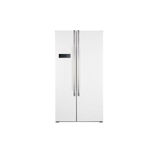 Heller 562L Side by Side White Fridge & Freezer — image 1