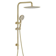 Ideal Shower System With Rail Brushed Gold — image 1